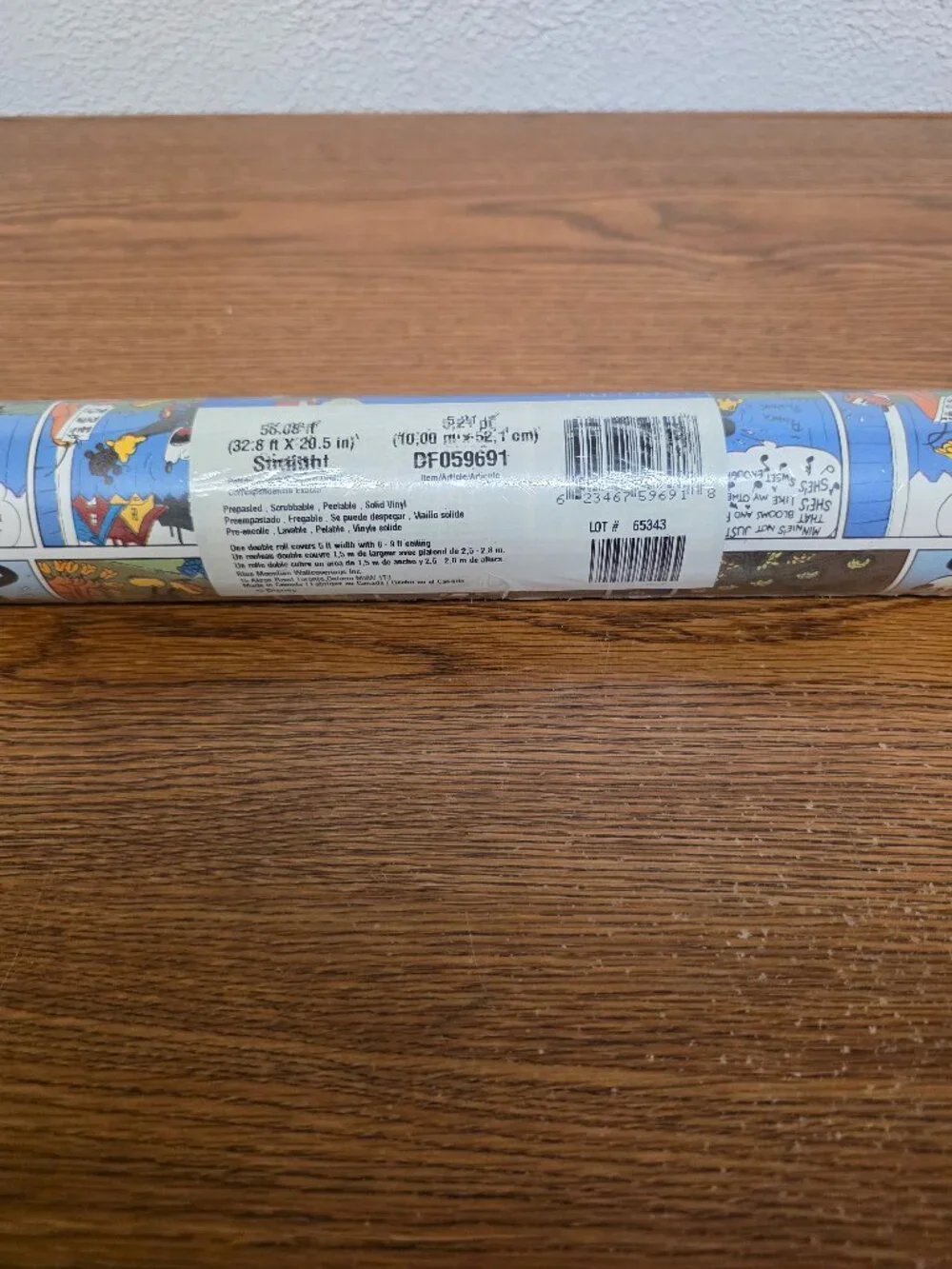 Home Decor Disney Vinyl Wallpaper 32.8 ftx20.5 in-Prepasted, Peelable Scrubbable